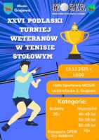 XXVI Podlaski Turniej Weteranów (13.12.2025, Grajewo)