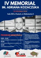 IV Memoriał im. Adriana Kozaczuka (20.12.2025, Fasty)